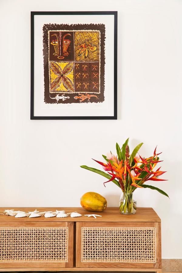 Motu Beachfront Art Villas Rarotonga Bagian luar foto