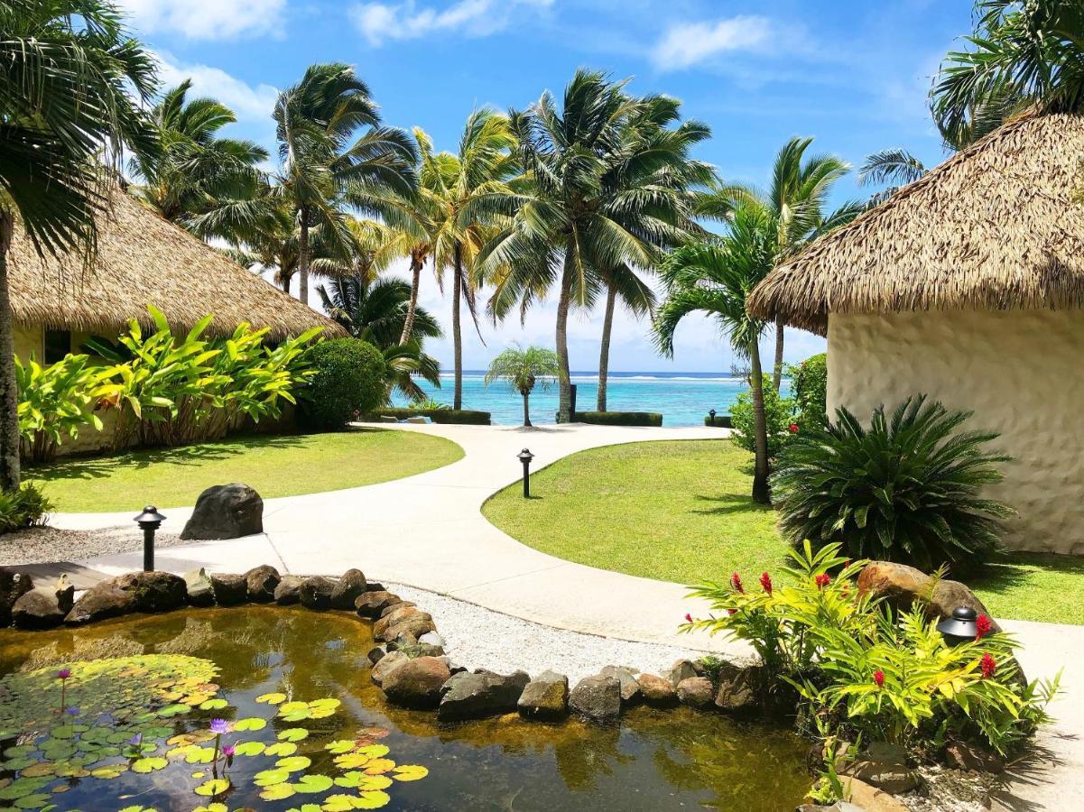 Motu Beachfront Art Villas Rarotonga Bagian luar foto